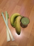 Celery banana milkshake